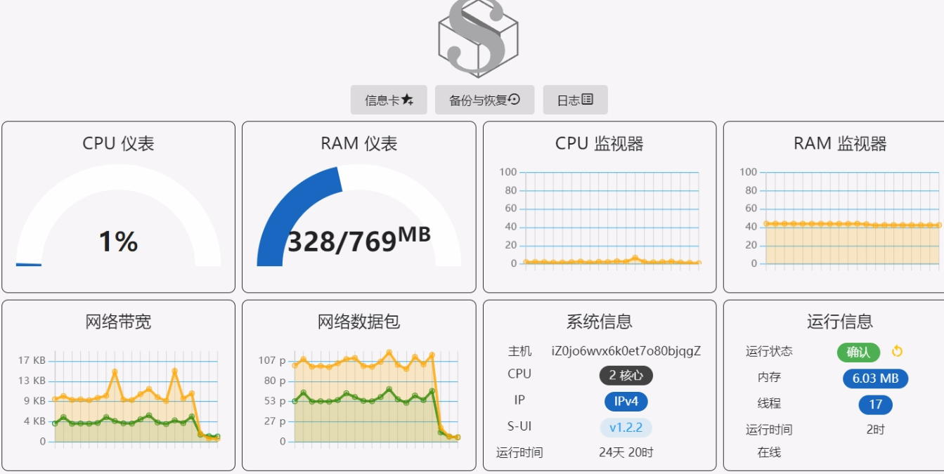QQ20250731-185342.jpg S-UI，S-UI面板，安装S-UI，S-UI：多协议支持的高级网页面板，轻松创建穿墙协议，科学上网搭建，ss搭建，Shadowsocks搭建，v2搭建，v2ray搭建，Vmess搭建，socks5搭 互联网IT